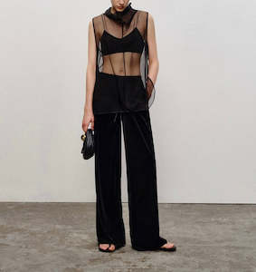 Design Lounge: Jolie Velvet Wide-Leg Pants