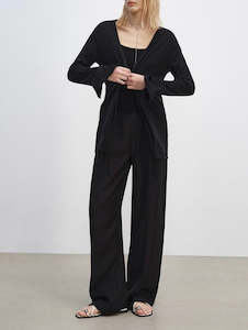 Merino Wool Cashmere: Kow Wool V-neck Cardigan