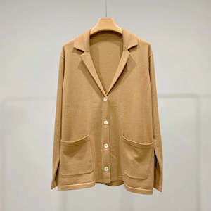 Merino Wool Cashmere: ÀIMAI Merino Knit Blazer