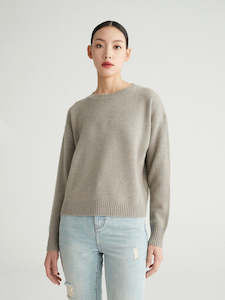 ISABEL Wool and Cashmere Round Neck Sweater