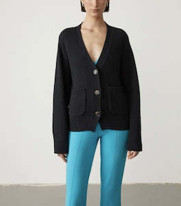 JEWEL Cashmere and Wool Cardigan