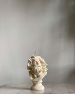 Zeus Sculpture Scene Candle