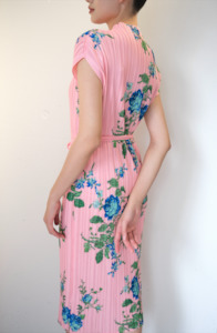 Mystic Blue Floral Realm Dress