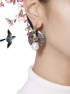 Handmade Stone Whisper Earrings