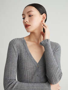 Merino Wool Cashmere: Susan Premier Ruffled Trim Extra Fine Merino Cardigan — A Whisper of Timeless Elegance