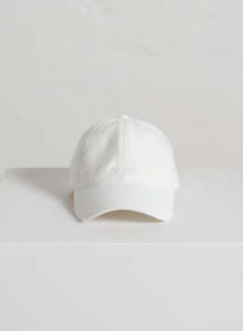 WHITE SMALL LOGO CAP