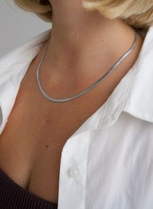 SILVER WATERPROOF NECKLACE