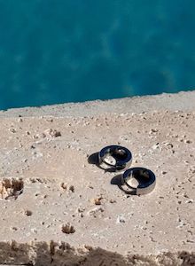 ACCESSORIES: SILVER WATERPROOF HOOP EARRINGS
