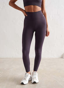Seamless Tights: Plum Ribbed Seamless Tights