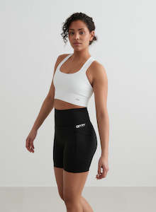 Midi Shorts: Double Pocket Midi Biker Shorts