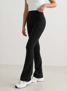 Recycled Fabric Tights: Black Sense Flare Tights