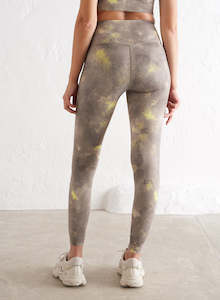 Recycled Fabric Tights: Lemonade Crush Print Core Tights