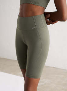 Olive Motion Seamless Biker Shorts