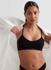 Sale Seamless: Black Seamless Bra