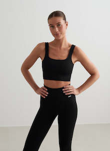Sale Sportsbras: Black Luxe Seamless Bra