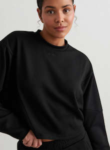 Studio: Black Comfy Modal Block Sweatshirt
