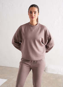 Studio: Macchiato Melange Comfy Sweatshirt