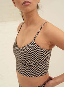 Prints: Les Angles V Strap Bra