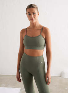 Strap Bras: Olive Luxe Seamless Strap Bra