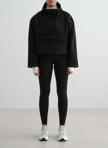 New Arrivals: Black Cropped Waterproof Anorak