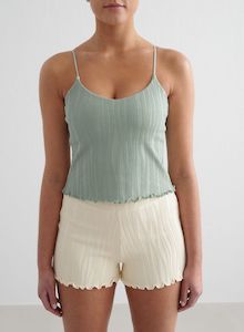 Aqua Tulip Singlet