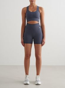 Products: Storm Blue Ribbed Seamless Midi Biker Shorts