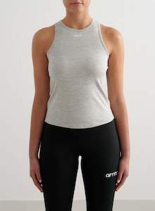 Grey Melange Soft Basic Singlet