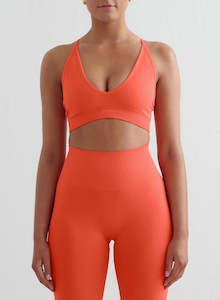 Tangerine Shape Seamless Cross Back Bra