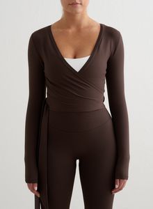 Chocolate Shape Seamless Wrap Long Sleeve