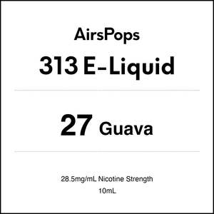 27 GUAVA - AirsPops 313 E-LIQUID 10ml