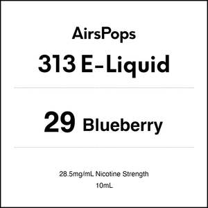 29 BLUEBERRY - AirsPops 313 E-LIQUID 10ml