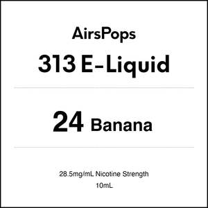 24 BANANA - AirsPops 313 E-LIQUID 10ml