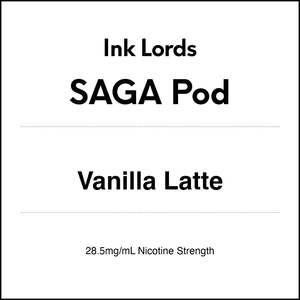 Ink Lords By Airscream: Vanilla Latte - SAGA 11 Pod