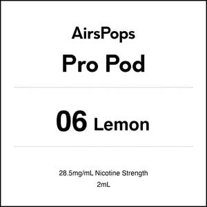 06 LEMON - AirsPops Pro Pods 2ml