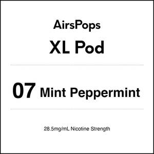 Airspops Disposable Xl: 07 MINT PEPPERMINT - AirsPops XL Pod 10ml