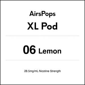 06 Lemon- AirsPops XL Pod 10ml