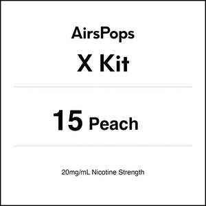 Airspops X Starter Kit: 15 Peach - AirsPops X Kit