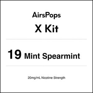 Airspops X Starter Kit: 19 Mint Spearmint - AirsPops X Kit