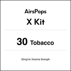 30 Tobacco - AirsPops X Kit