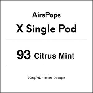 93 Citrus Mint - AirsPops X Pod SINGLE PACK