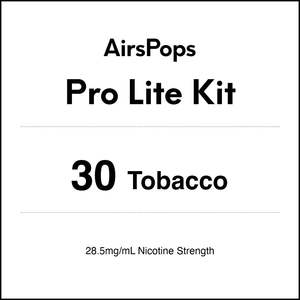 Airscream Airspops Pro Lite Kit: 30 Tobacco - AirsPops Pro Lite Kit