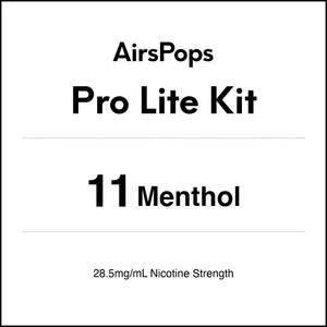 Airscream Airspops Pro Lite Kit: 11 Menthol - AirsPops Pro Lite Kit
