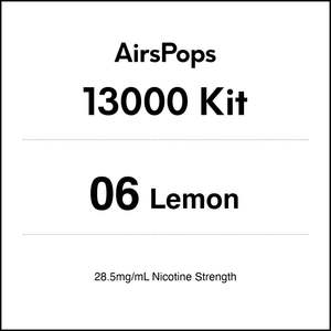 06 Lemon - AirsPops 13000 Kit