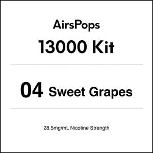 04 Sweet Grapes - AirsPops 13000 Kit