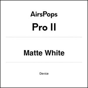 AirsPops Pro II Vape Device - Matte White