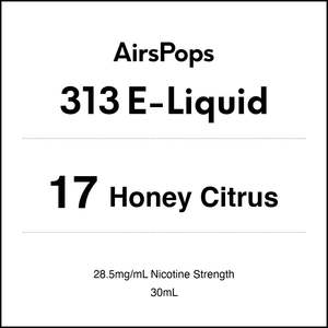 17 HONEY CITRUS  - AirsPops 313 E-LIQUID 30ml