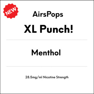 AirsPops XL PUNCH!- Menthol
