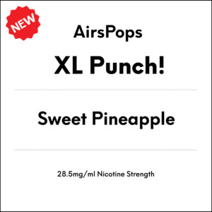 AirsPops XL PUNCH!- Sweet Pineapple