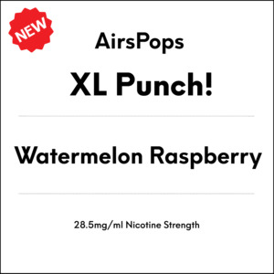 AirsPops XL PUNCH!- Watermelon Raspberry