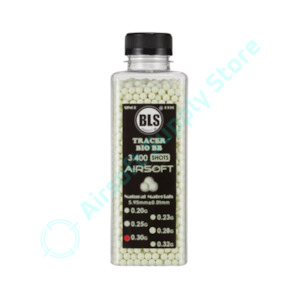 Bio Bbs: 0.30g BIO Green Tracer - 3400rd Bottle - 1.1KG